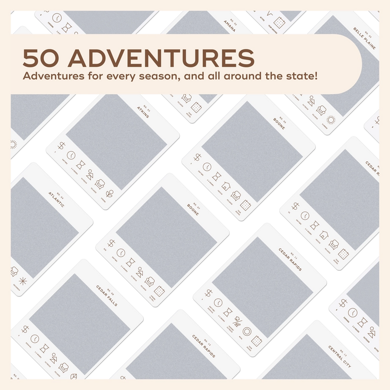 Iowa Adventure Bucket List Cards