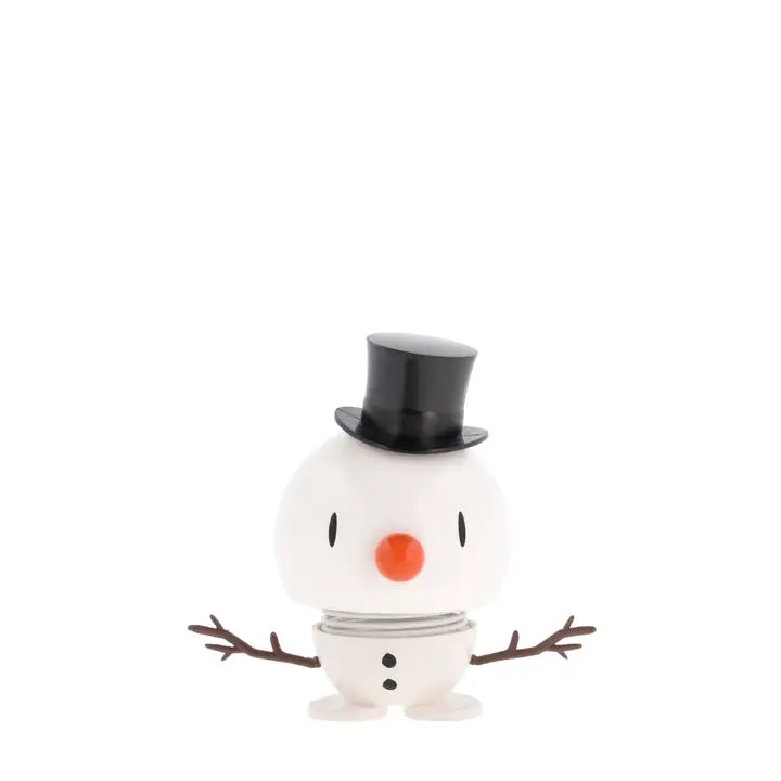 Hoptimist Medium Snowman Bumble in White
