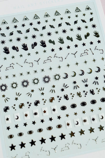 Nail Art Stickers, Retrograde