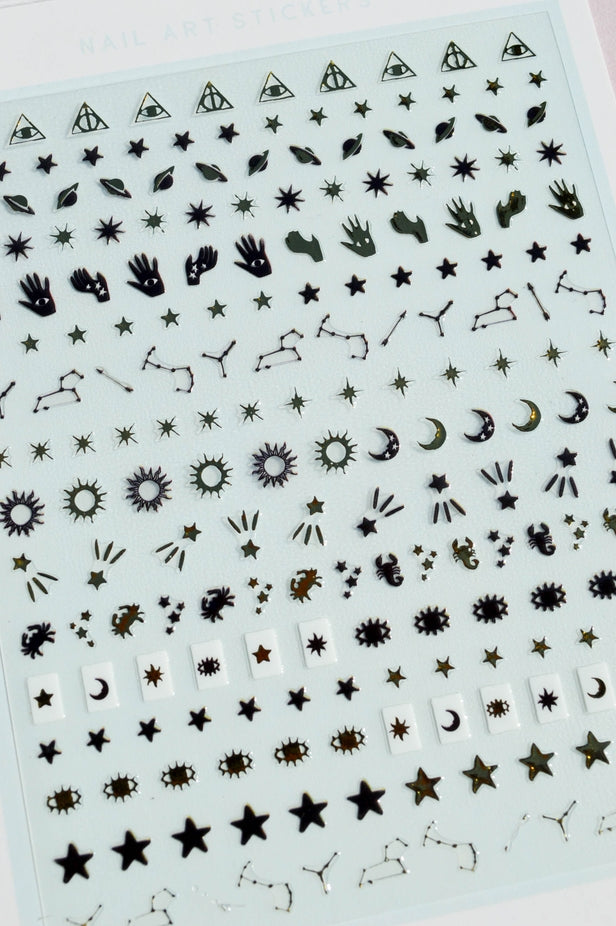 Nail Art Stickers, Retrograde