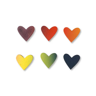 Roeda Magnets, Heart Magnets Harvest Rainbow