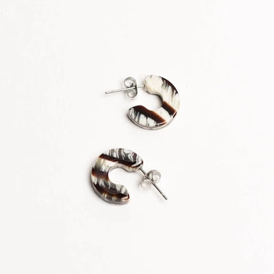 Nat + Noor Mali Hoops in Maple