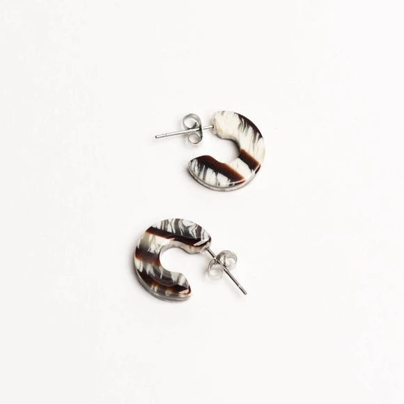 Nat + Noor Mali Hoops in Maple