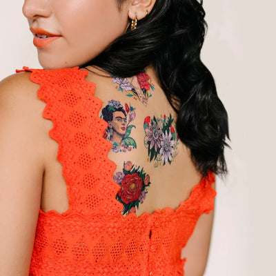 Frida Kahlo Tattoo Set