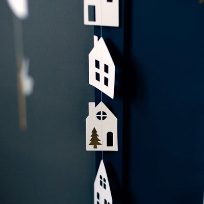 Village House - Paper Chain Decoration