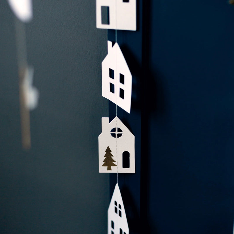 Village House - Paper Chain Decoration