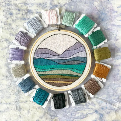 DIY Embroidery Kit, Landscape