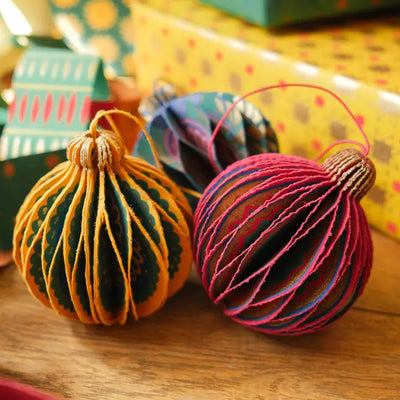 Yellow Bauble Honeycomb