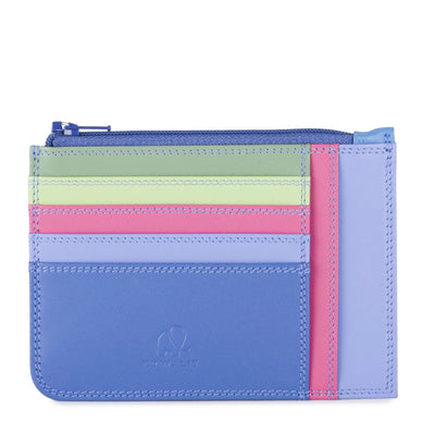 Slim Credit Card Holder with Coin Purse in Viola