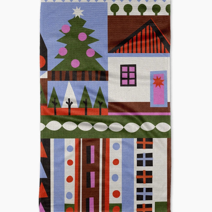 Scandi Cottage Tea Towel