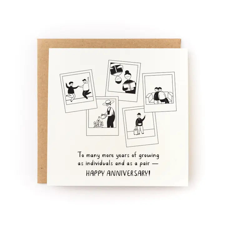 *Polaroid Anniversary Card