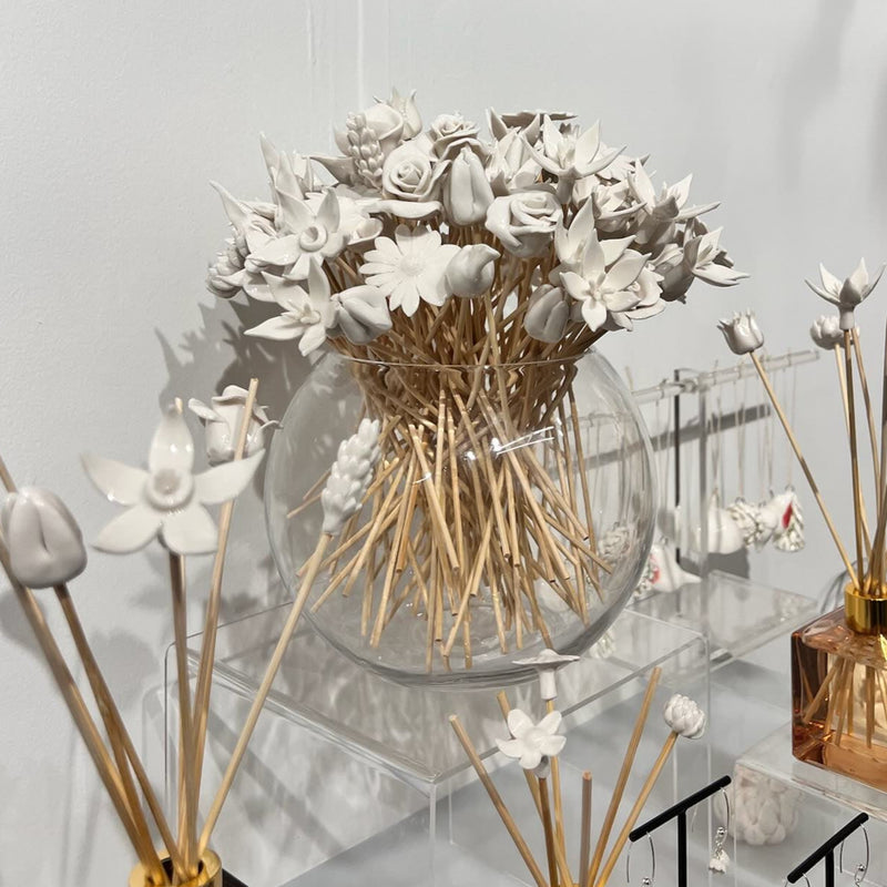 Individual Porcelain Flowers