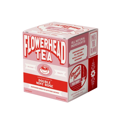 Double Mint Rose Tea Bags
