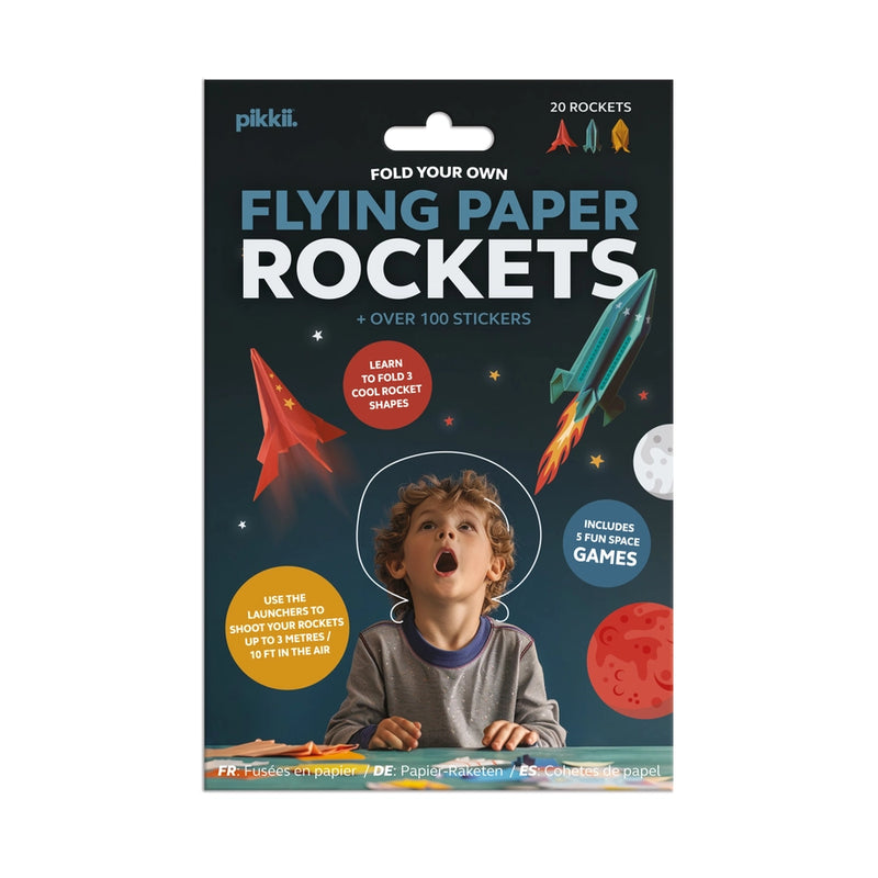 Flying Paper Rockets DIY Origami Kit
