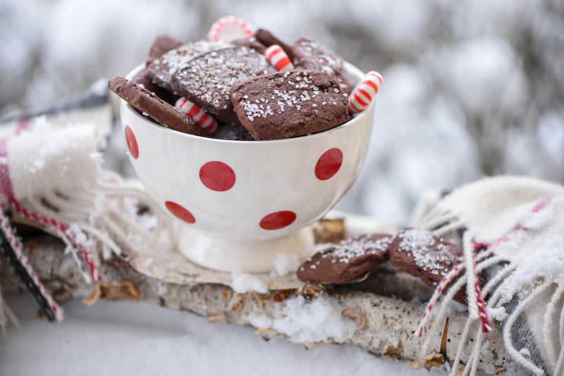 Mint Sablé Chocolate Cookies