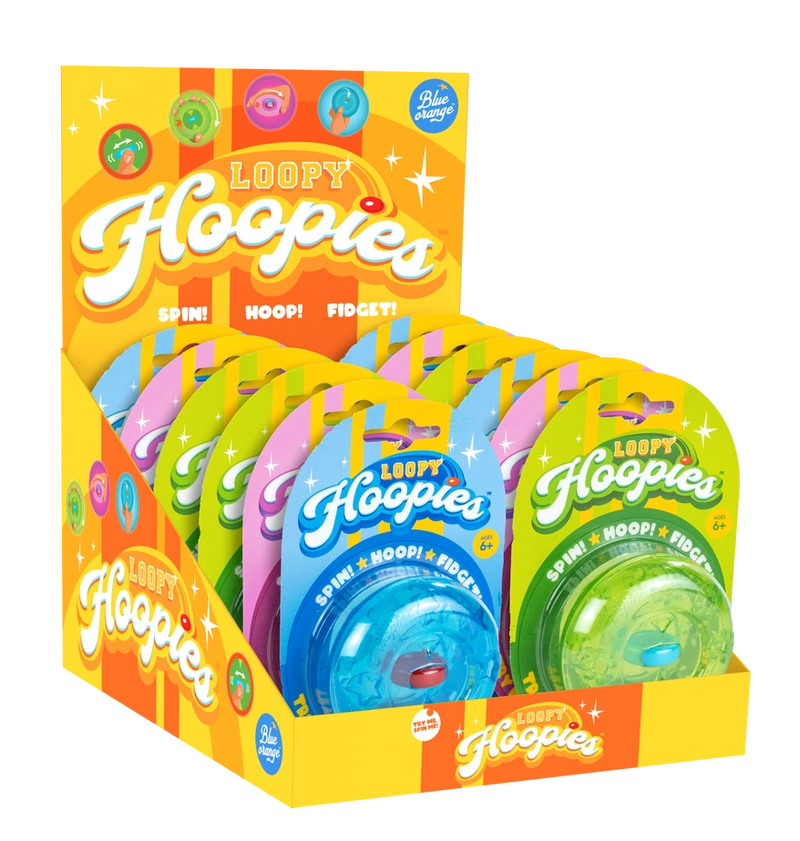 Loopy Hoopies in Green Sun