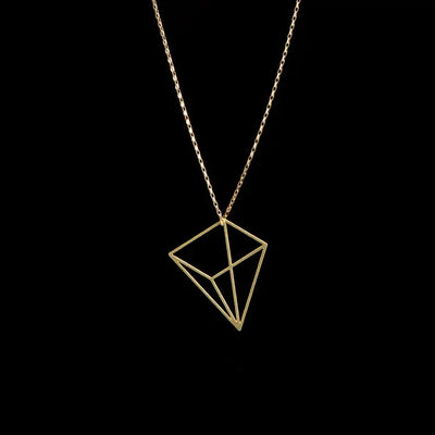 Pyramid Pendant Necklace