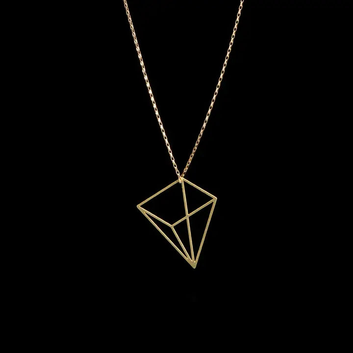 Pyramid Pendant Necklace