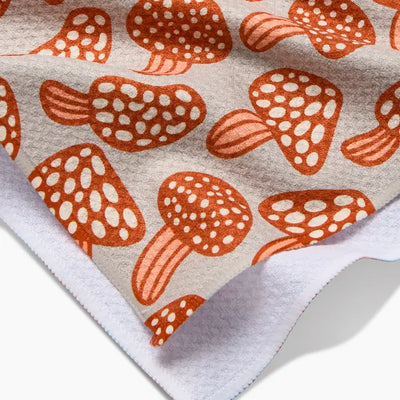 Many Mushrooms Tea Towel