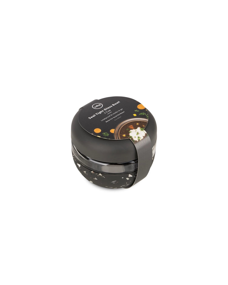 16oz Glass Seal Tight To-Go & Storage Bowl in Charcoal