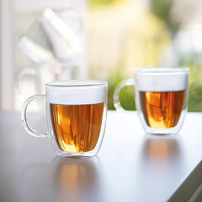 Bistro Double Wall Thermo Glasses, 15 oz