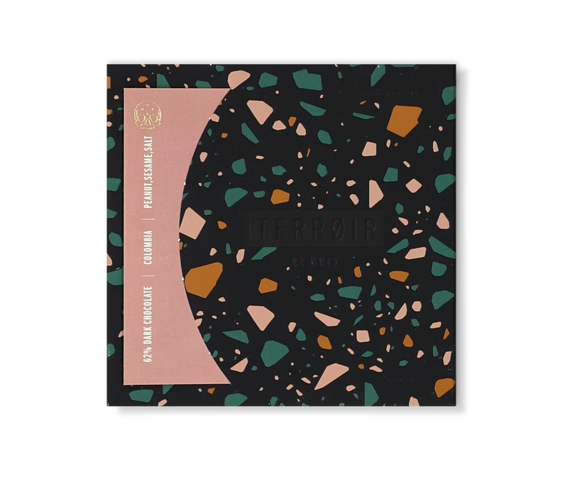 Colombia Peanut & Sesame 62% Dark Chocolate Bar