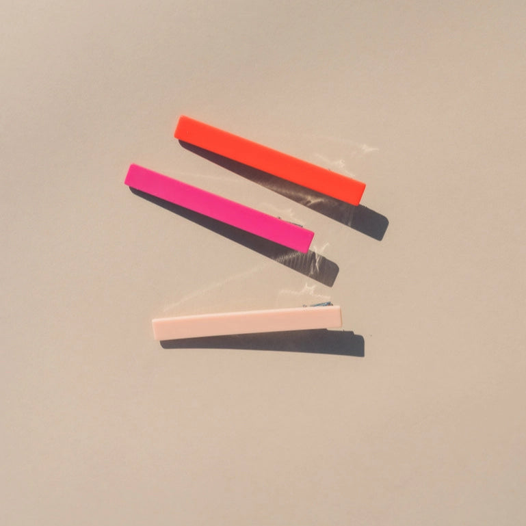 Nat + Noor, Evie Pink Tones Hair Clips