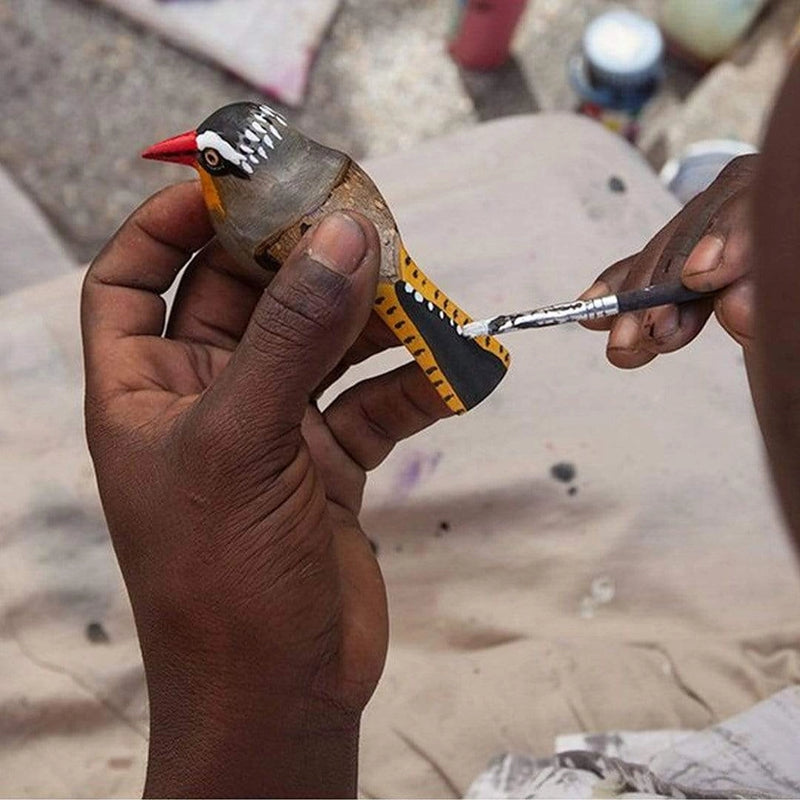 Mifuko Wooden Ornament - Robin Chat