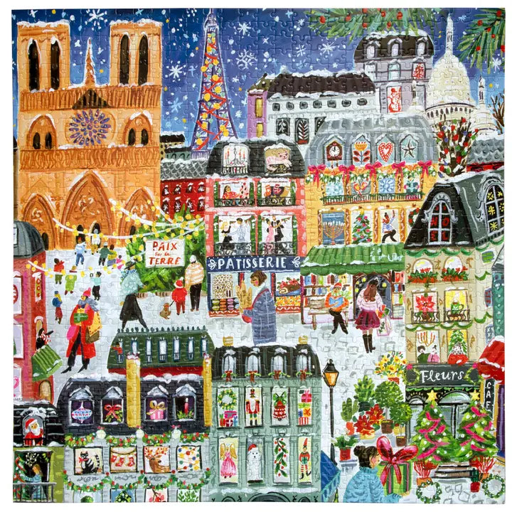 Paris Christmas 1000 Piece Puzzle