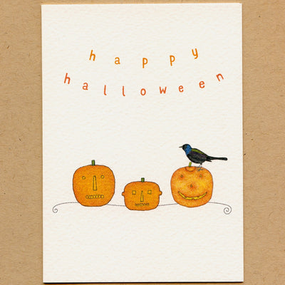 Halloween Greetings Card Set