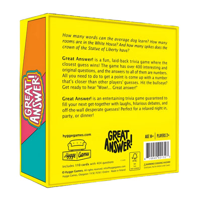 Great Answer! Card Game