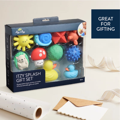 Itzy Splash Soft Bath + Water Toys