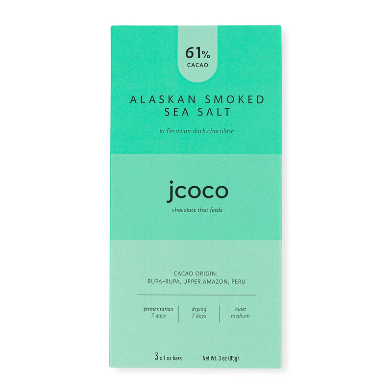 Alaskan Smoked Sea Salt Chocolate Bar