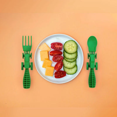 Constructive Eating, Tractor Utensils Set of 2