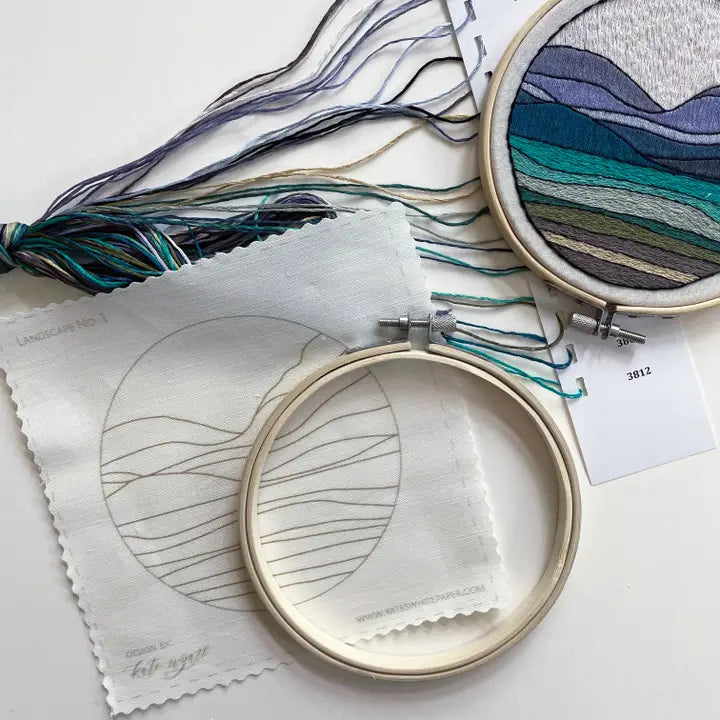 DIY Embroidery Kit, Landscape