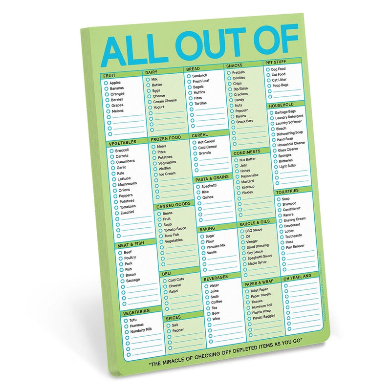 All Out Of Notepad with Magnet