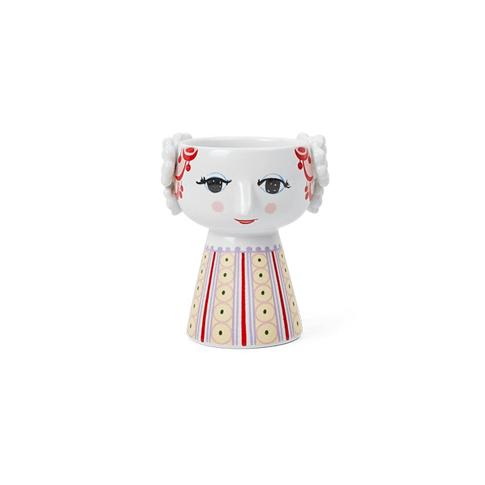 Eva Ceramic Candle Holder, Lavender