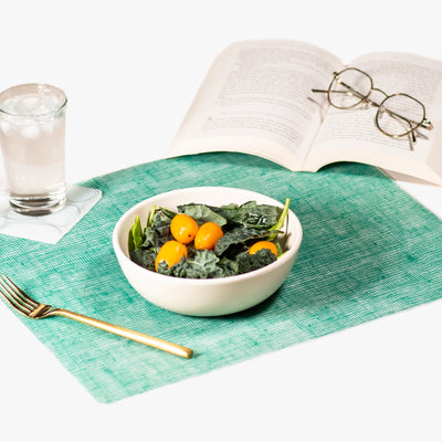 Silicone Placemat, Linen in Pine