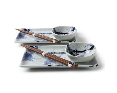 Miya, Blue Sumi Sushi Set