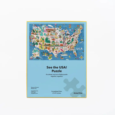 See the USA! 100 Piece Puzzle
