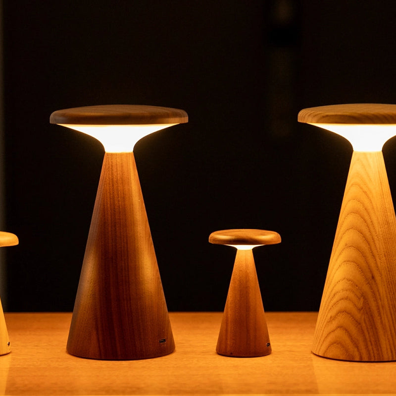 Gingko, Sylva Table Lamp, Mini Walnut