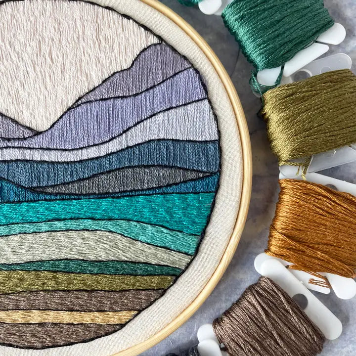DIY Embroidery Kit, Landscape