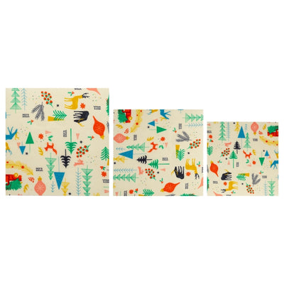 Bee's Wrap, Assorted 3 Pack in Winter Wonderland