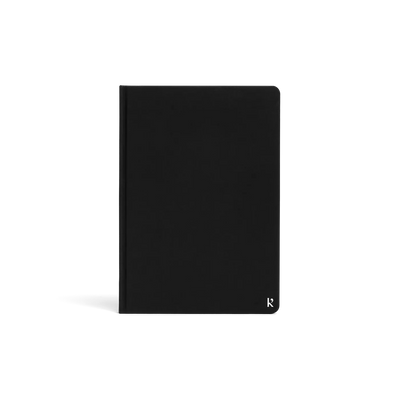 Lined Hardcover Notebook A5 - Black