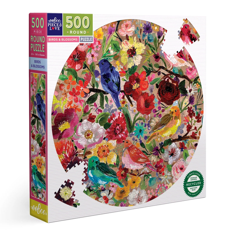 Birds and Blossoms 500 Piece Puzzle