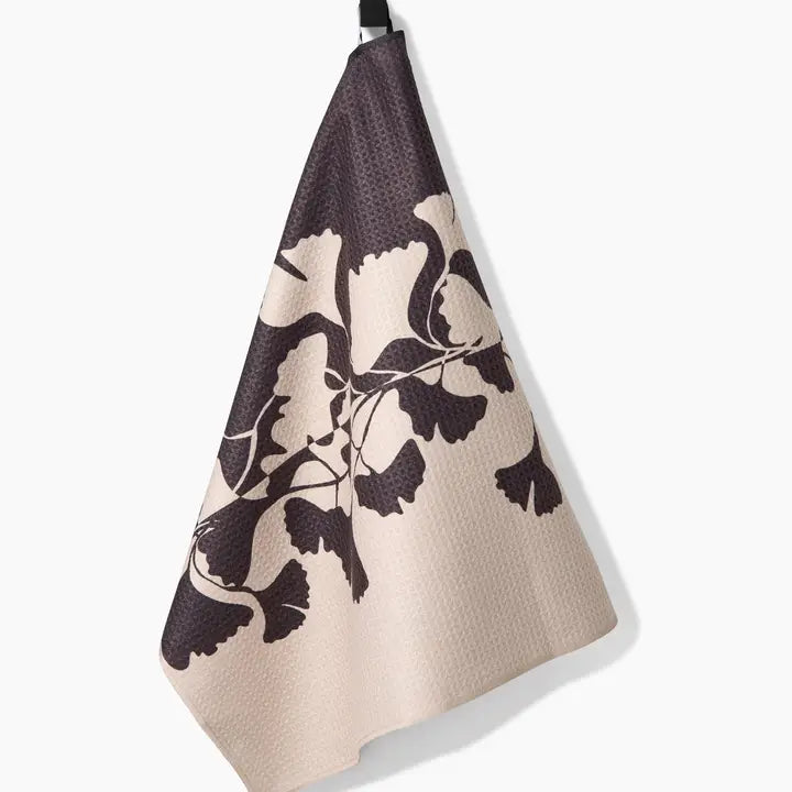 Midnight Gingko Tea Towel