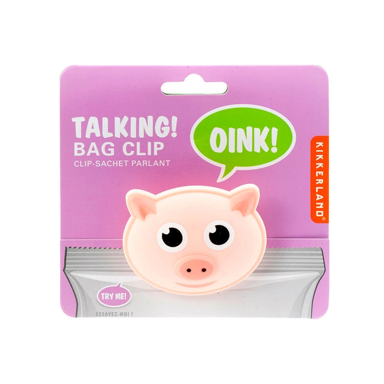Talking Pig Bag Clip