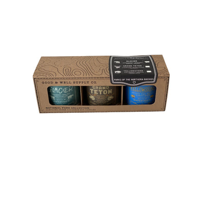 National Parks of the Northern Rockies Mini Candle Gift Set