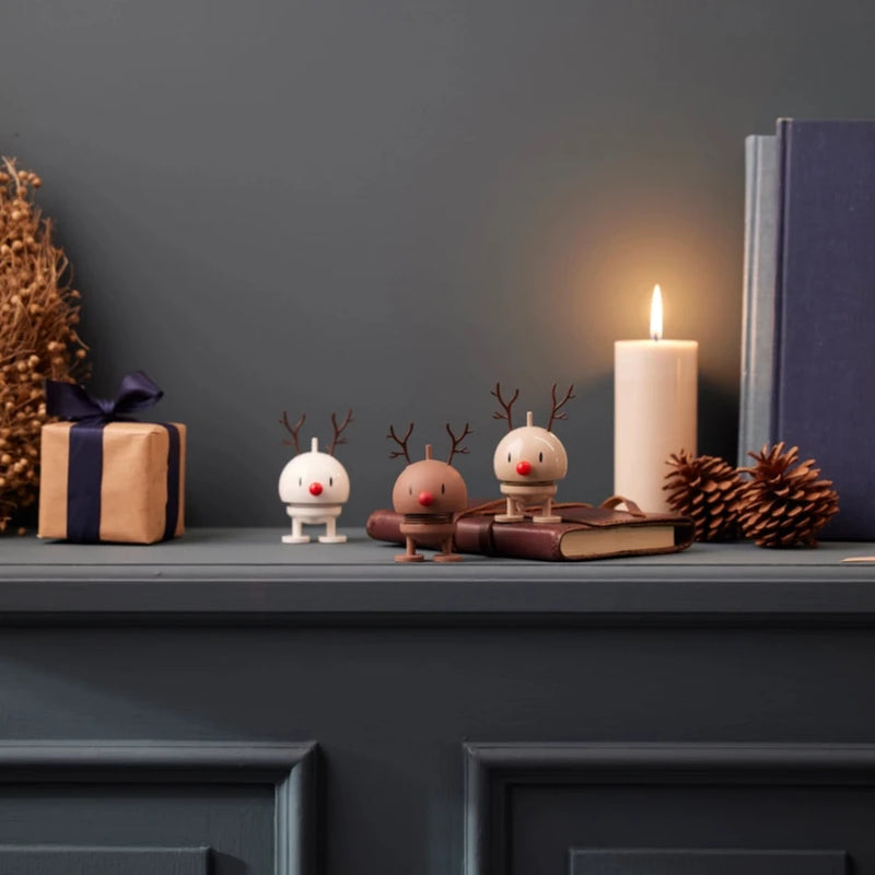 Hoptimist Holiday Reindeer Small Bumble in Latte