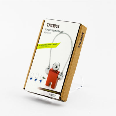 Troika Jumper, Keychain in A Red Finish